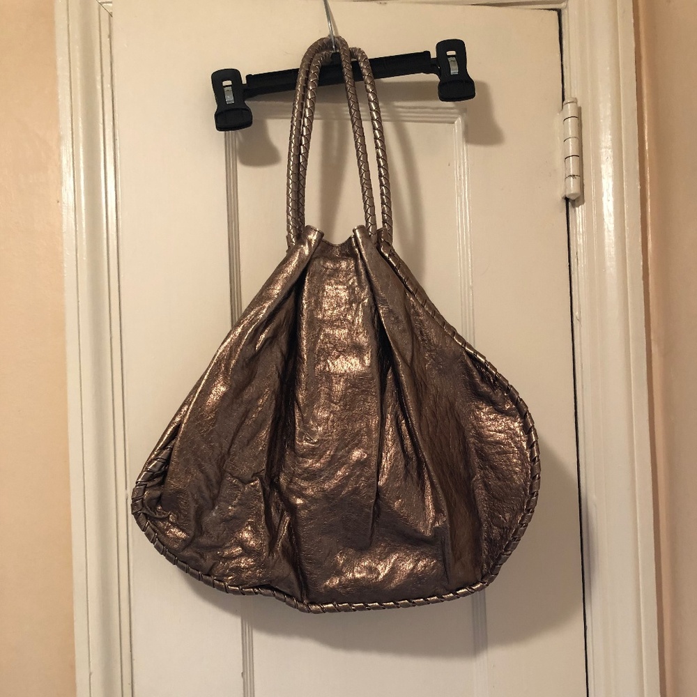 Bronze Hobo Handbag